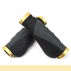 자전거 그립 도로 액세서리 고무 라이딩 바이스 핸들 알루미늄 장비 Bmx 바이크 부품, [05] Gray-Yellow, 1개