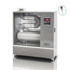 후지카 백등유 원적외선 튜브 히터 리모컨 이동식 FU-20000 42.9-66m2 실버 견고 고효율 메탈프레임 석유 저소음 12가지 안전난방 난로 무전자파