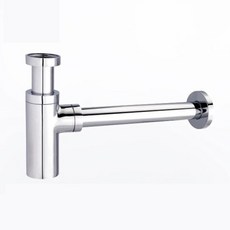 LIUYUE-Desagüe de latón negro para lavabo sifón para fregadero de baño trampa de botellas con Kit de, 1