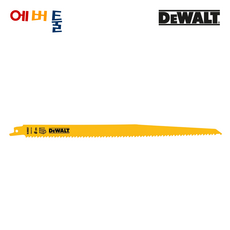디월트 DW4804 DWAR156 일반 컷쏘날 목박힌 목재 12인치 6TPI 낱개, 1개