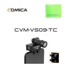 코미카 COMICA VS09 3.5mm 휴대폰 마이크 타입 C Lightning 인터페이스, VS09-MI