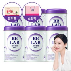 비비랩 저분자 콜라겐 릴렉스 마그네슘 가바 비타민C 엘라스틴 히알루론산 밀크세라마이드 활력환 쇼핑백 기획세트, 6통(6개월분)