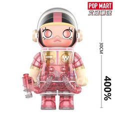 POPMART MEGA SPACE MOLLY 400 팝마트 메가 스페이스 피규어 시리즈, L. 스페이스 몰리 400, 1개