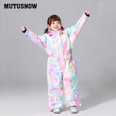 어린이 여아 스키복 보온 점프수트 키즈 스키복