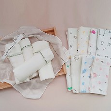 [무루]대나무순면손수건40장 Special Pkg(대나무치카치카20장+캐릭터소프트20장), 곰돌이마을10장/수줍은토끼10장, 1개