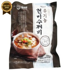 큰바위식품 큰바위 유기농 현미 수제비 500g 이강산닷컴
