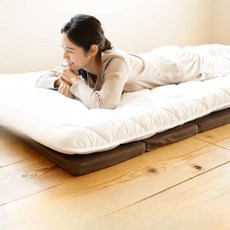 편안한 딱딱한 단단한 매트리스 접이식 수납 간편한 침대 바닥 토퍼 자취 1인 수면 매트