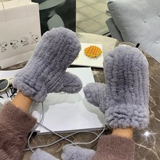 [엘로시우]겨울 필수템 밍크장갑 밍크 핸드워머 모피장갑 밍크털장갑 워머 럭셔리장갑 손목워머 q67398