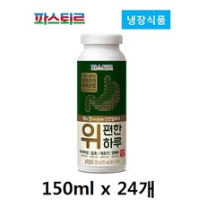 파스퇴르 위편한 하루 요구르트 150ml, 플레인, 24개