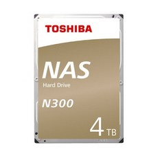 Toshiba N300 NAS 나스 하드 SATA HDD 7200/256M (HDWG440 4TB) - 도시바n300