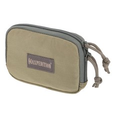 Maxpedition 후크 앤 루프 12.7cm x 17.8cm (5인치 7인치) 지퍼 포켓 (카키-폴리아지), Maxpedition 후크 앤 루프 12.7cm x 1, 1개