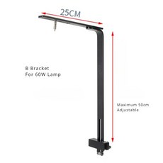 MAYIN 수족관 전체 스펙트럼 LED 조명 램프 금붕어 60 W 100W, 01 Bracket for 60W, 03 미국 플러그