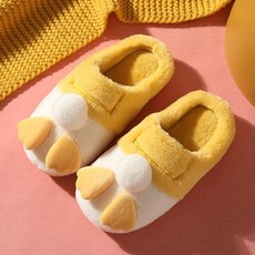 겨울용 호주 푹신한 동백이 학교 양모정용 따뜻함 만화 남 어그 슬리퍼 슬립온 독서실 방한