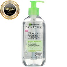 가르니에 스킨액티브 미셀라 포밍 클렌저 올-인-1 린스 오프 콤보 오일리 스킨 200ml, 수량: 1　　　　　(상품코드451p)