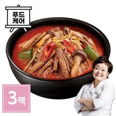 든든한끼 빅마마이혜정의 육개장 3팩 (500g x 3개), 3개, 500g