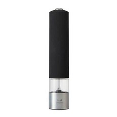 BRUNO LED BHK223-BK 전동 밀 빛나는 암염 홀 페퍼 후추 향신료 거칠기 조절 가능, 1개