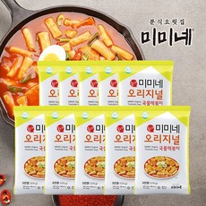 미미네 오리지널 국물떡볶이 570g*10팩 세트 (총 30인분), 단품, 단품