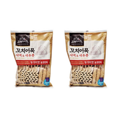 고래사 꼬치어묵사각&새우봉(20입) 아이스박스포장, 920g, 2개