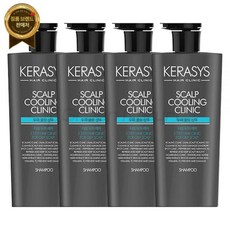 케라시스 두피 프레쉬 쿨 샴푸 750ml 4개, 컨디셔너_케라시스 컨디셔너 데미지 4개