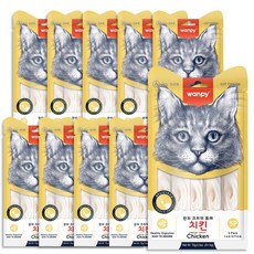 완피 크리미 퓨레 14g x 5P 고양이 짜먹는 츄르 간식, 10개, 닭고기5p