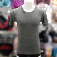 비비안 GENTOFF 부드러운 텐셀 솔리드 베이직 반팔 남성 런닝 RU1239T