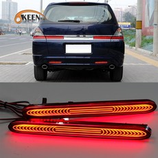 혼다 오디세이 2007 Led 리어 범퍼 리플렉터 라이트 브레이크 경고 램프 안개 운전 라이트 2Pcs|자동차 라이트 어셈블리|, 1개, CHINA, Model B