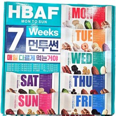 바프 먼투썬 하루견과 매일견과 하루한봉 20G, 49개