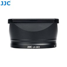 JJC LH-GR3X 알루미늄 합금 렌즈 후드 캡 포함 리코 GR III 카메라용