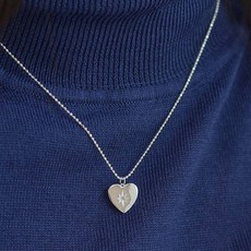 실버하트목걸이