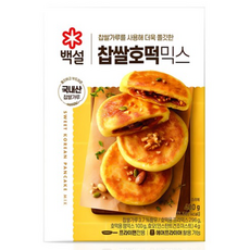 백설 찹쌀호떡믹스, 400g, 12개