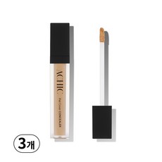 어시크 피엘커버 컨실러 8ml, 3개, #02 베이지