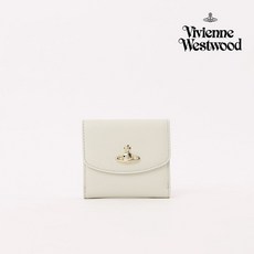 [공식] 비비안웨스트우드 반지갑 VICTORIA SMALL IVORY