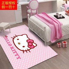 디즈니 미키 미니 마우스 헬로키티 러그 카페트 공주 핑크 사계절 미끄럼 방지 침실 꾸미기, 샴페인 클래식 KT