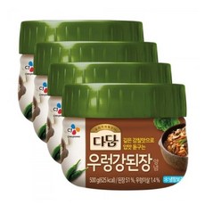 cj제일제당(주) 다담 우렁강된장양념, 500g, 4개