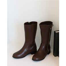 [머랭고] 소가죽 겨울 미들털부츠 3.5cm / MW21W20L