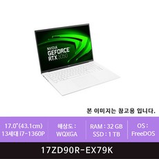 LG 그램17 17ZD90R-EX79K 1TB교체(zoaa)