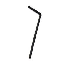 자바라 빨대 블랙 7mm x 21cm, 1000개, 1개