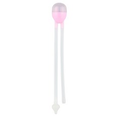 비강 흡인기 신생아 안전 코 청소기 진공 흡입 독감 보호 콧물 코 클리너 베이비, 분홍색, 1개