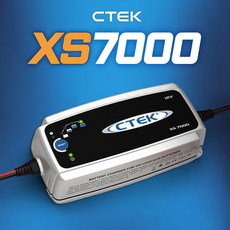 CTEK XS7000 자동차 방전 배터리 복원 씨텍 충전기 7A 한국 정발품 납산/AGM 자동인식 12V, 1개, 191mm