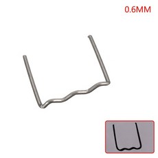 100Pcs 600Pcs 플라스틱 용접기 수리 용 핫 스테이플러 스테이플 용융 핫 용접기 용접 범퍼 자동차 수리 도구, 중국, 100Pcs 작은 파도
