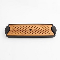 FJX123233나무달 대나무 다도 차판(40x14cm)퇴수기 차반, 단일색상