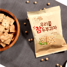 다이어트 두부과자 사무실 간식 단백질 우리콩 두부과자 50g 6봉 (박스포장), 6개