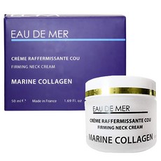 Eau De Mer 마린 콜라겐 퍼밍 넥 크림 안티 에이징 타이트닝 리프팅 크림 노화 방지 50 ml, none, 50ml