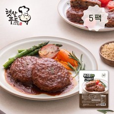 [햇살푸드] 우리쌀한우스테이크 (160g), 5개, 160g