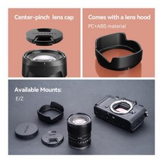 TTArtisan AF 75mm 풀 프레임 자동 초점 렌즈 인물 사진 소니 E A6400 A7RIII ZVE-10 FX30 Z, 01 AF 75mm F2, 01 Nikon Z, 1개