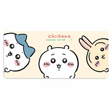 먼작귀 치이카와 우사기 하치와레 모몽가 데스크 매트 책상 테이블 패드 마우스 키보드 장패드, 800x300x3mm, 1개, 40