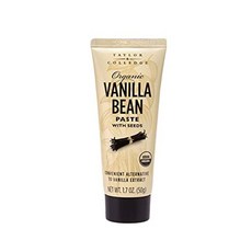 Taylor & Colledge 바닐라빈페이스트 바닐라페이스트 유기농 바닐라 바닐라빈 48.2g 튜브형, Vanilla, 1.7Ounce(Packof1), 1개