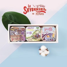[사본느리] 프랑스 수제비누 기프트 세트 (틴100gx3), Baby tin 3p set