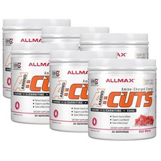 올맥스뉴트리션 ACUTS 드링크믹스 아미노산 타우린 L-카르니틴 고지베리맛 ALLMAX Nutrition, 6개, 210g