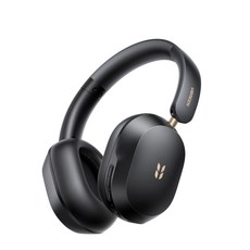UGREEN 유그린 HiTune Max5s 무선 헤드셋 하이브리드 액티브 노이즈캔슬링 HiRes LDAC 블루투스6.0 112시간 재생 5마이크 통화 앱 커스텀 듀얼 연결 오버이어, HP208, 블랙